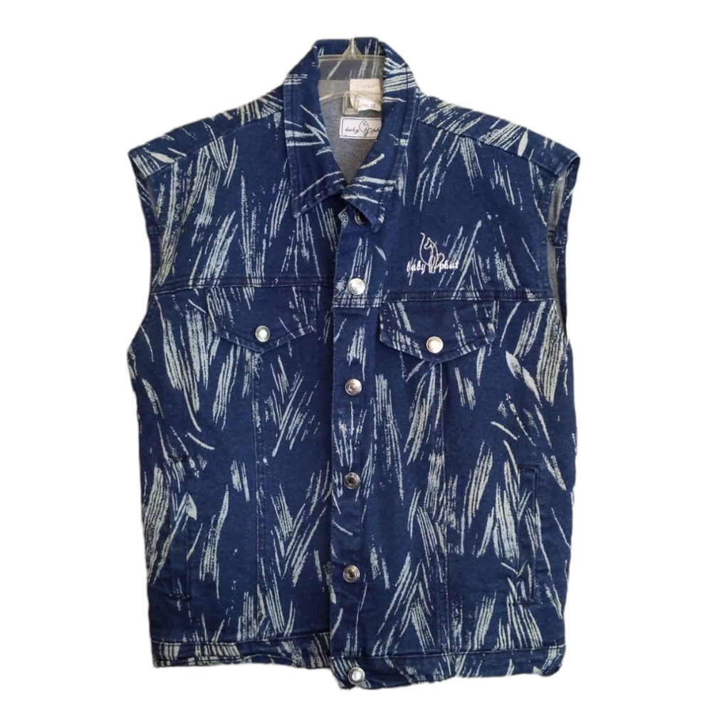 Y2K vintage baby phat denim vest